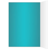 Carte turquoise et noire à la table (Intérieur (Gauche))