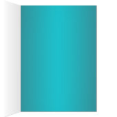 Carte turquoise et noire à la table (Intérieur (Droit))