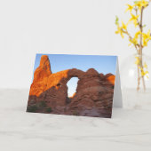 Carte Turret Arch at Sunrise II (Fleur jaune)