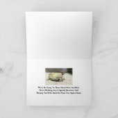 CARTE TURTLE FLIPPED OVER/SORRY À PROPOS DE VOTRE ACCIDE (Intérieur)