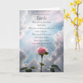 Carte Turtle Sympathy Loss Tortoise Condolences Pet (Fleur jaune)