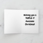 Carte Turtle-y Fantastique Noël (Intérieur)