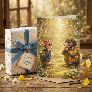 Carte Tux & Twitch A Little Surprise