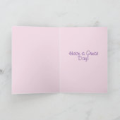 Carte Tuxedo Chat Cute Jolie Fleurs Chats Aquarelle Voit (Intérieur)