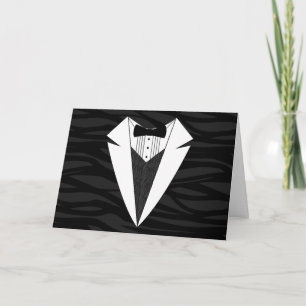 Carte Tuxedo noir/blanc