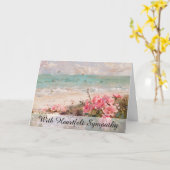 Carte *~* TV2 Rose Océan Sympathie Amour Lumière (Fleur jaune)