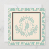 Carte Tweet Tweet Twins Carré (Dos)