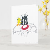 Carte Tweety en position d'action 12 (Fleur jaune)