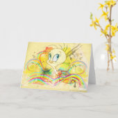 Carte Tweety In Rainbows (Fleur jaune)