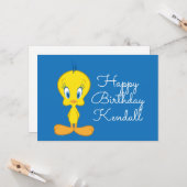 Carte TWEETY™ | Petit Oiseau Innocent (Devant/Arrière en situation)