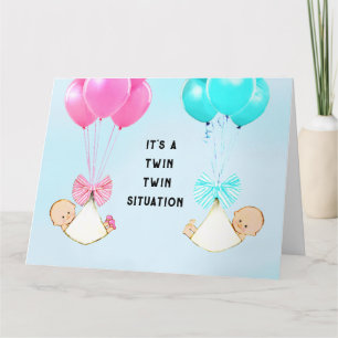 Carte Twin Babies
