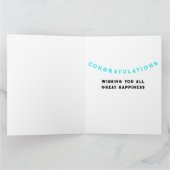 Carte Twin Baby Boys Félicitations (Intérieur)