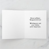 Carte Twin Baby Félicats (Intérieur)