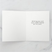 Carte Twin Baby Girls (Intérieur)