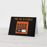 CARTE **TWIN** BEER MODE ON FOR YOUR "BIRTHDAY"<br><div class="desc">TIME FOR "THE BEER MODE TO BE ON" AND CELEBRATE YOUR ***TWIN BROTHER OR SISTER*** ON THEIR SPECIAL DAY :)</div>