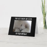 CARTE TWIN, BEST FRIEND AND SISTER ON YOUR BIRTHDAY LOVE<br><div class="desc">DO YOU LOVE YOU TWIN SIS... . - FAITES EN SORTE QUE KNOW WITH THIS VERY CUTE SAMOYED TELLING HER THAT SHE is YOUR BEST FRIEND AND THAT YOU WISH HER A VERY HAPPY BIRTHDAY!</div>