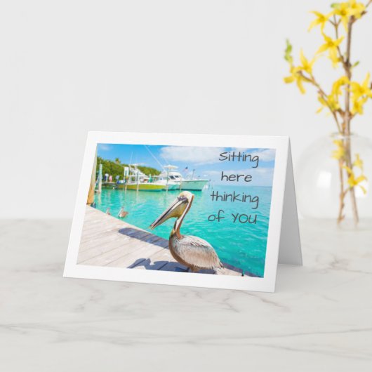 CARTE *TWIN BROTHER* SOUHAITE QU'IL SOIT EN "PERSONNE" (Fleur jaune)