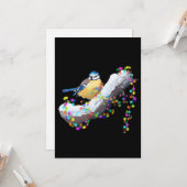 Carte Twinkle Twinkle Little Mésange (Devant/Arrière en situation)