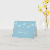 Carte Twinkle Twinkle Little Star Baby Boy Merci (Fleur jaune)