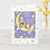 Carte Twinkle Twinkle Shih Tzu (Fleur jaune)
