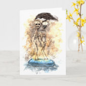 Carte Twins - "Friends Forever" (Fleur jaune)