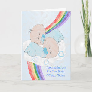 Carte Twins New Born