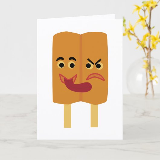 Carte Twins Popsicle (Fleur jaune)