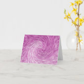 Carte Twirl rose....... (Fleur jaune)