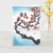 Carte Twist Blank Card Full (Fleur jaune)