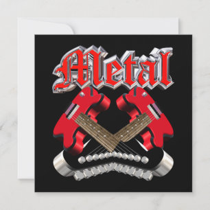 Carte Two crossed guitars