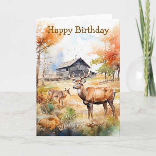 Carte Two Deer (Devant)