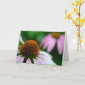 Carte Two echinacea (Fleur jaune)