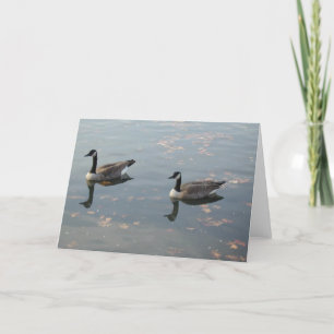 Carte Two Geese card