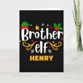 Carte Tygraphy Brother Elf Fun Family Matching  (Devant)