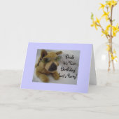 Carte Type c'est votre anniversaire ! (Fleur jaune)