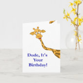Carte Type, c'est votre anniversaire ! (Fleur jaune)