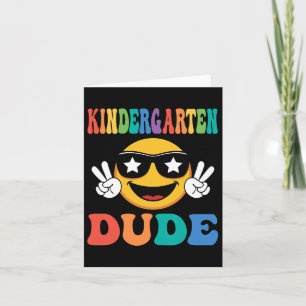 Carte Type de maternelle 1er premier jour d'école garçon