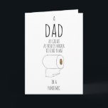 Carte Typographie à la mode du jour d'anniversaire du pa<br><div class="desc">Cette carte d'anniversaire,  typographie moderne et branchée,  qui est garantie de soulever le sourire,  fera l'affaire tout en diffusant un peu de bonheur pendant l'isolement social. S'il vous plaît,  restez en sécurité ...  © Julie McIver</div>