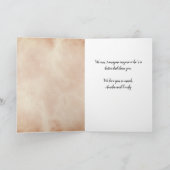 Carte Typographie aquarelle Daddy Happy Père`s Day (Intérieur)