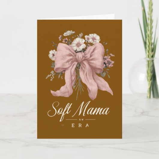 Carte Typographie de script Maman Douce Grandmillennial (Devant)
