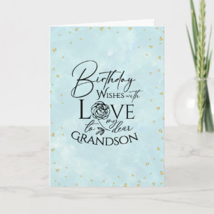 Carte Typographie minimale de voeux d'anniversaire pour