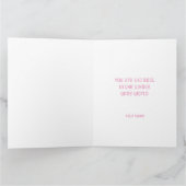 Carte Typographie moderne et joyeuse de la Fête des mère (Intérieur)