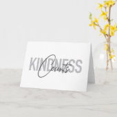 Carte Typographie moderne, simple, cool des comptes de b (Fleur jaune)