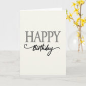 Carte typographique joyeuse (Fleur jaune)