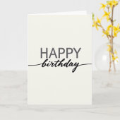 Carte typographique raffinée (Fleur jaune)