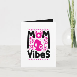 Carte Typons de mots sur les vibrations mignonnes de mam
