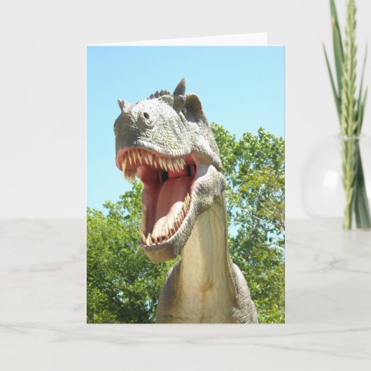 Carte Tyrannosaurus T-Rex Dinosaur (Devant)