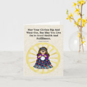 Carte Tzigane de la Journée internationale des Rom (Fleur jaune)