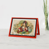 Carte Tzigane Heureuse Sainte-Valentin vintage Jouer de  (Devant)