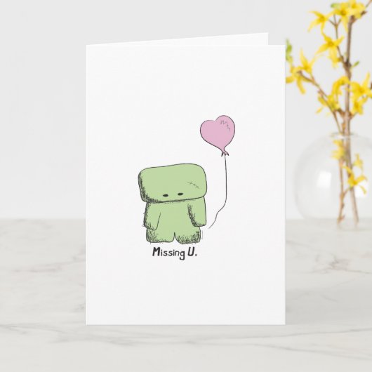 Carte U manquant (Fleur jaune)